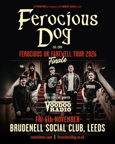 Poster: Ferocious Dog, Brudenell Social Club, Nov 6
