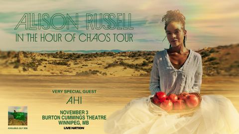 Poster: Allison Russell, Burton Cummings Theatre, Nov 3