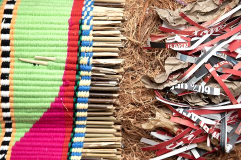 Poster: Faisa Omer: Threading Roots, Carleton University Art Gallery, Sep 29