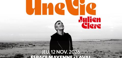 Affiche : JULIEN CLERC en concert @Laval (12.11.26) - Espace Mayenne, Espace Mayenne, 12 nov.
