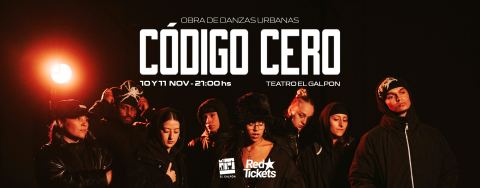 Cartel: Código Cero, Teatro El Galpón, 10 nov