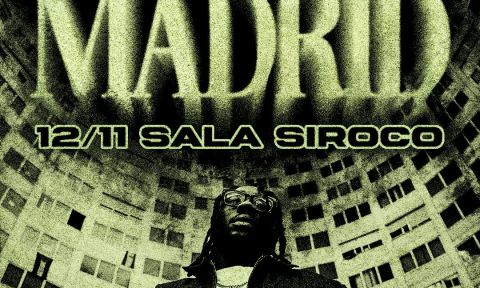 Cartel: SOLO K.OS en Madrid, Siroco, 12 nov