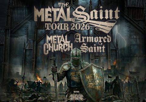 Poster: Metal Church and Armored Saint, Rickshaw Theatre, Nov 15