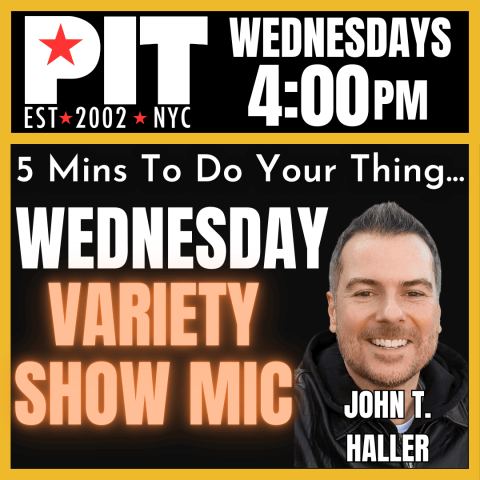 Poster: The Wednesday Show MIC, The PIT LAB, Oct 28