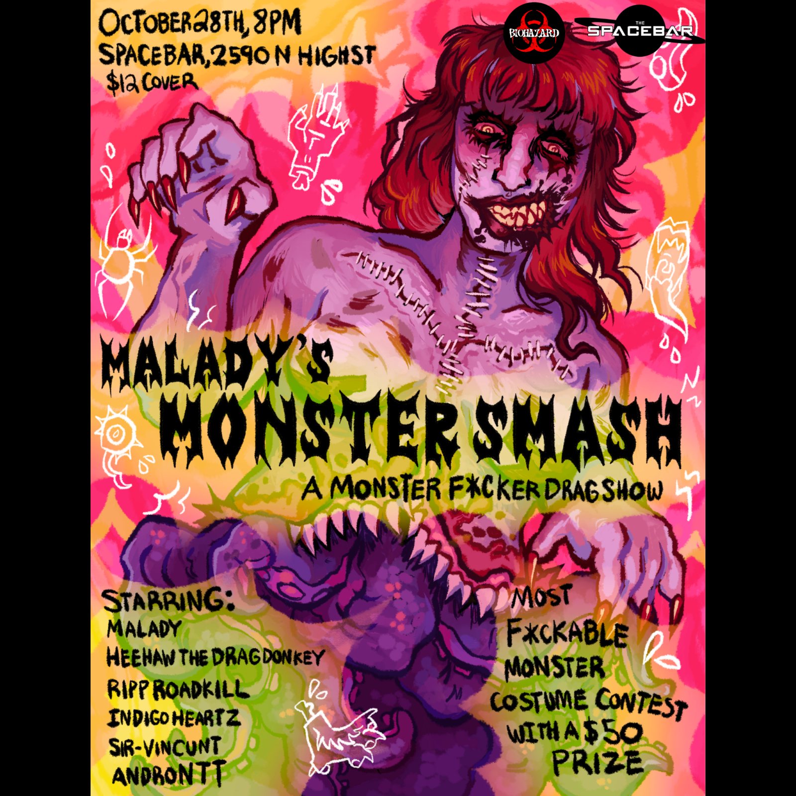 Poster: Biohazard: Malady's Monster Smash