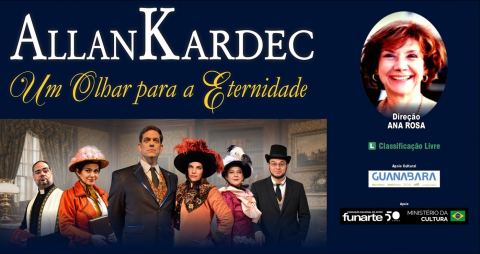 Poster: Allan Kardec - Um Olhar para a Eternidade, Teatro Dulcina, Oct 21