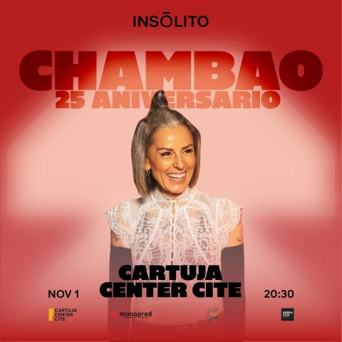 Poster: CHAMBAO – 25 ANIVERSARIO, Cartuja Center CITE, Nov 1