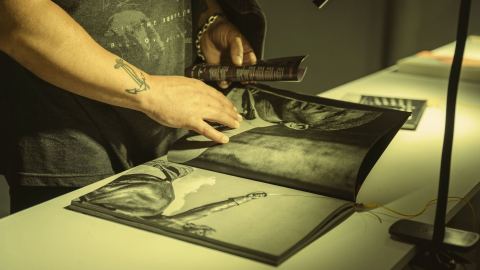 Cartel: Fotoescriptures: literatura i fotografia, 200 anys després, CCCB – Centre de Cultura Contemporània de Barcelona, 28 oct