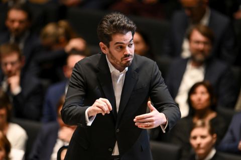 Plakat: Chefsache – Probenarbeit mit Lahav Shani, Gasteig HP8, 9. Nov.