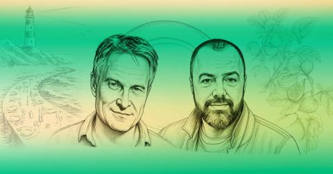 Plakat: Fireside Talks: Bo Bech & Claus Meyer – Med velsmag som værktøj - en samtale om drivkraft, udtryk og aftryk, DR Koncerthuset, 9. nov.