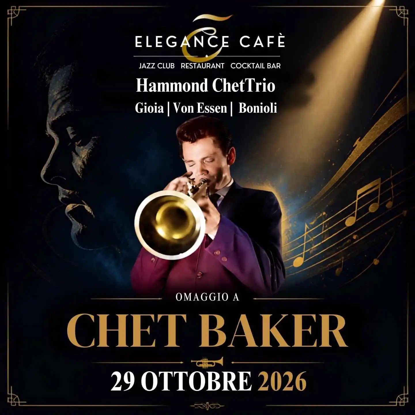 Locandina: Omaggio a Chet Baker a Roma