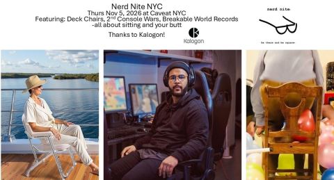 Poster: Nerd Nite, Caveat, Nov 5