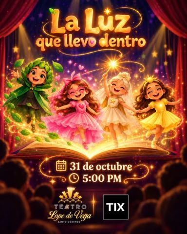 Cartel: La luz que llevo dentro, Teatro Lope de Vega, 31 oct