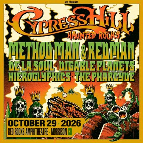 Poster: Cypress Hill & Method Man & Redman: Haunted Rocks, Red Rocks Amphitheatre, Oct 29