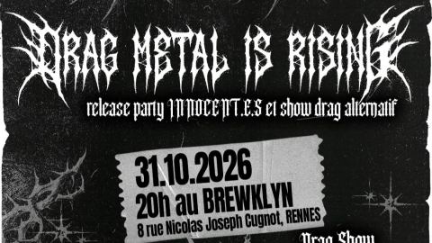 Poster: DRAG METAL IS RISING, Brewklyn, Oct 31