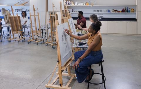 Poster: Drop-in Figure Drawing, Arkansas Museum of Fine Arts, Nov 4