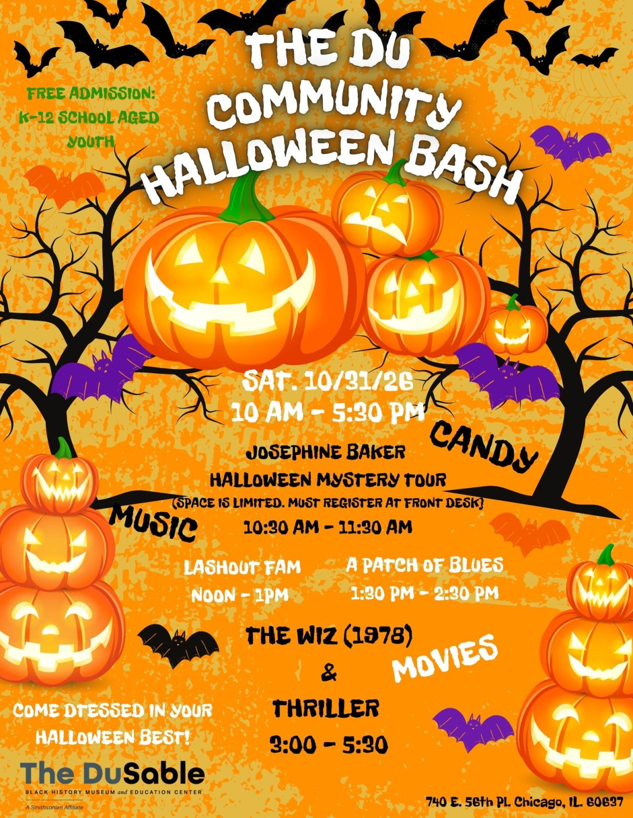 Poster: The Du Community Halloween Bash