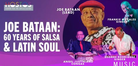 Poster: Joe Bataan: 60 Years of Salsa & Latin Soul, 450 Grand Concourse, Oct 24