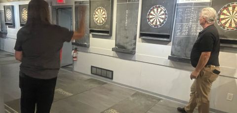 Poster: Montgomery Legion Dart League Night, 330 Kent St., Oct 21