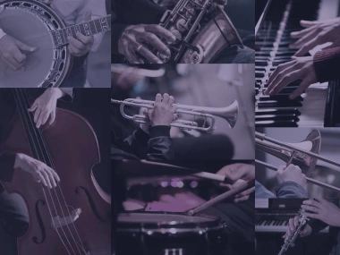 Plakát: Metropolitan Jazz Band & Eva Emingerová Nedělní Dixie, Jazz Dock, 1. 11.
