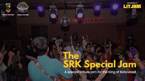 Poster: LITJAM – The SRK Special Jam | Hyderabad, RAASTA, Nov 1