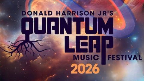 Poster: D. HARRISON'S QUANTUM LEAP MUSIC FEST FREAQUINAUTS & REBIRTH, New Orleans Jazz & Blues Market, Nov 1