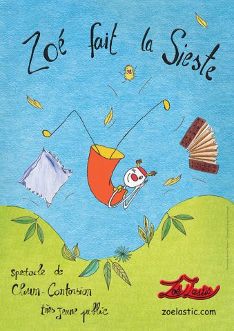 Affiche : Zoé fait la sieste, Au Rikiki Café-Théâtre, 4 nov.