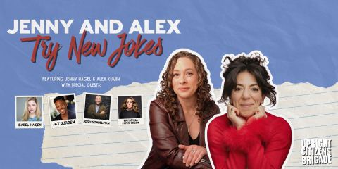 Poster: Jenny & Alex Try New Jokes, NY - 14TH ST. Mainstage, Nov 5