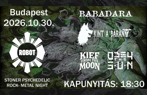 Plakát: Kief From The Moon x Kint a bárány x Babadara x Obey The Sun // ROBOT, Robot, okt. 30.