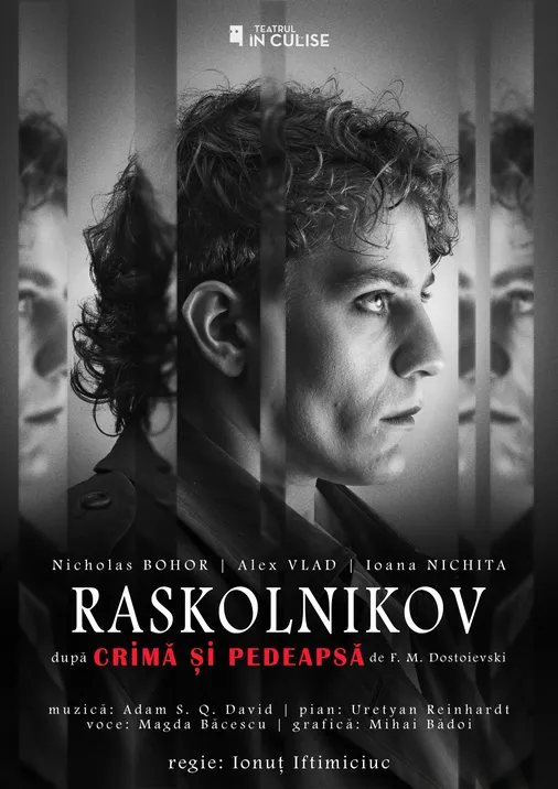 Afiș: Raskolnikov, după Crimă și pedeapsă