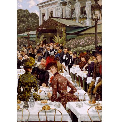 Poster: Café Society: Art and Sociability in Paris, 1855–1914, Joslyn Art Museum, Sep 26