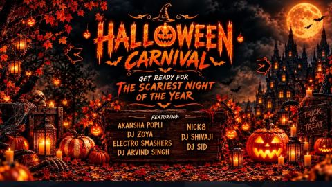 Poster: Halloween Carnival Koramangala, The Fixx, Oct 31