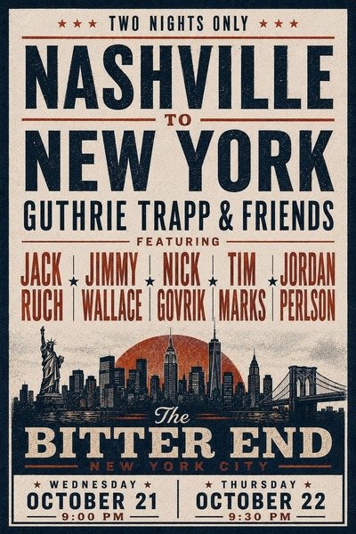 Poster: Guthrie Trapp & Friends