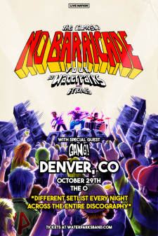 Poster: Waterparks, Oriental Theater, Oct 29