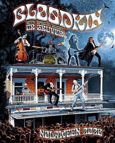 Poster: BLOODKIN, Maple Leaf Bar, Oct 29