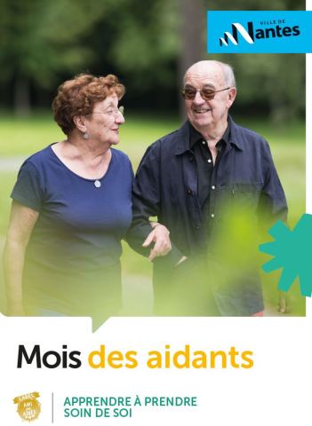 Affiche : Mois des aidants 2026, Nantes et communes de la métropole, 6 oct.