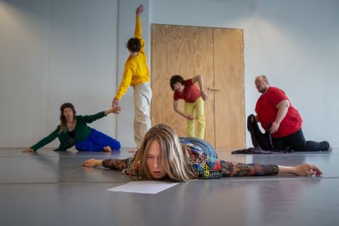 Juliste: Liisa Pentti +Co: Zone Critique, Konepajan näyttämö, 28.10.