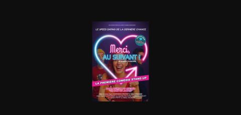 Affiche : Merci, au suivant !, Théâtre Le Mélo d'Amélie, 31 oct.