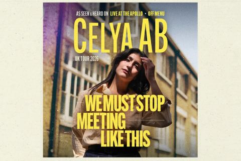 Poster: Celya AB: We Must Stop Meeting Like This, Bristol Old Vic, Nov 1