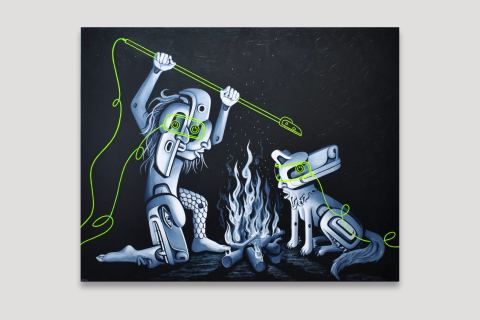 Poster: Shawn Hunt: PSYOP, Equinox Gallery, Oct 24