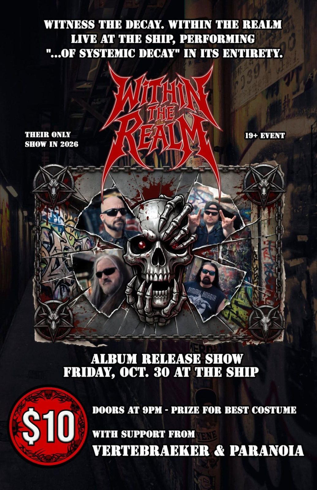 Poster: Within The Realm - Record Release Show!