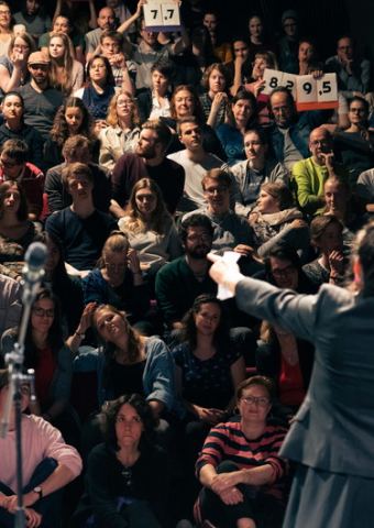 Poster: U20 POETRY SLAM, Dschungel Wien, Nov 13