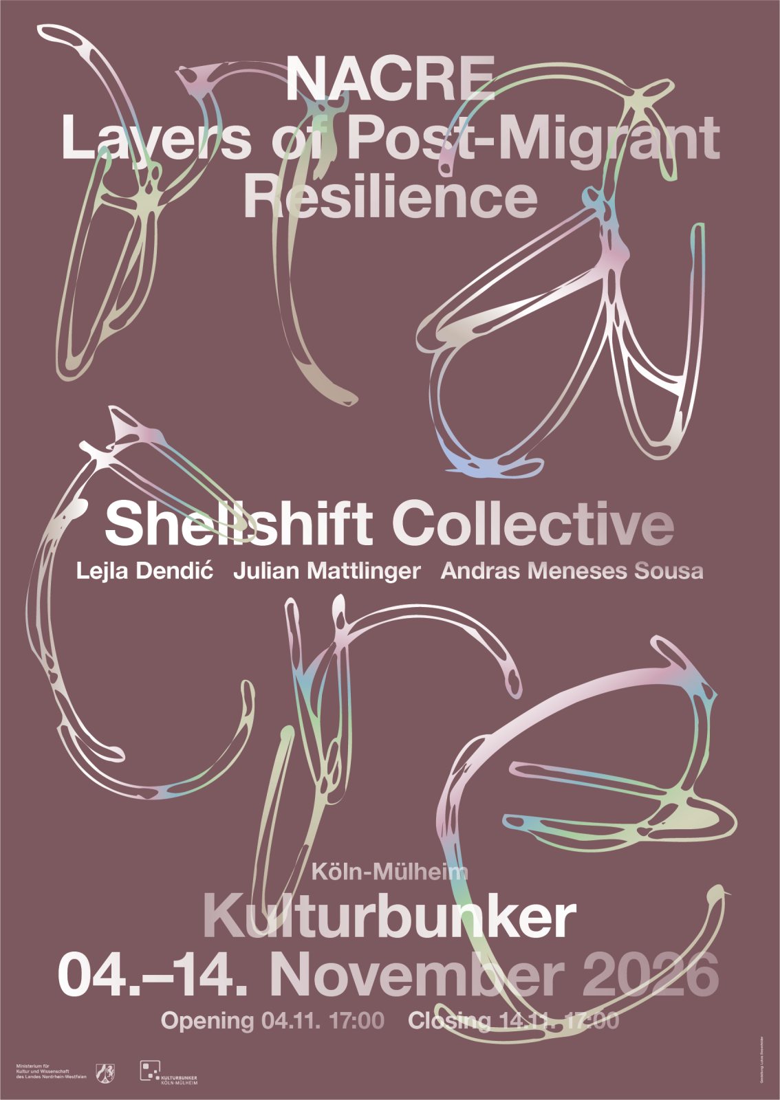 Plakat: SHELLSHIFT COLLECTIVE // Ausstellung
