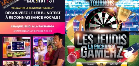Poster: JEUDIS GAMERZ - BLIND TEST & TOURNOIS BY LILY, 18 impasse du placier, Oct 29
