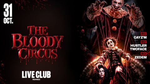 Affiche : THE BLOODY CIRCUS, Live Club Rennes, 31 oct.