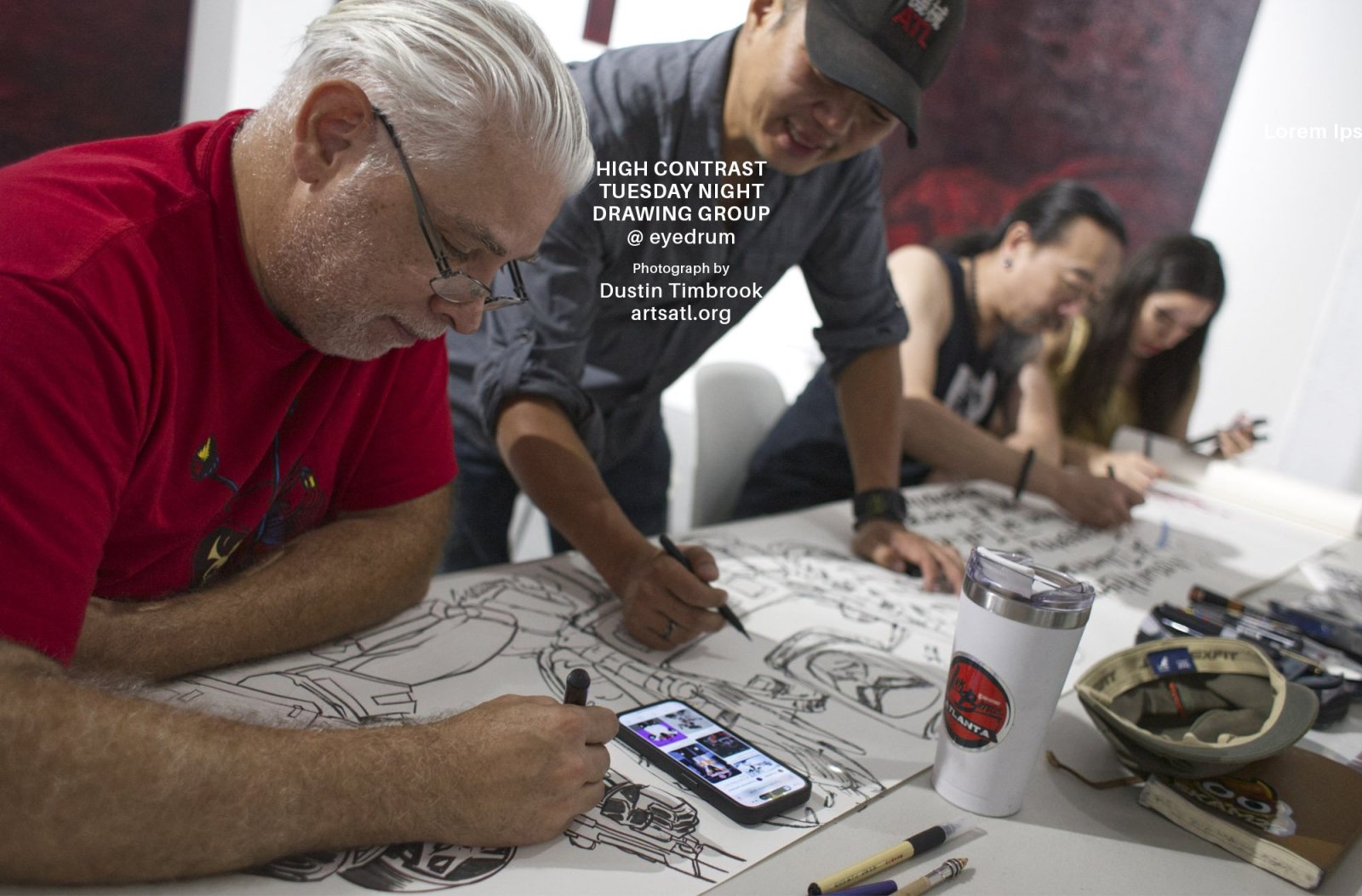 Poster: High Contrast Drawing Group