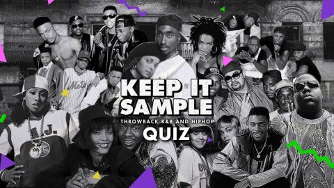 Affiche: KEEP IT SAMPLE – Throwback R&B and Hiphop Quiz, Comedy Café Amsterdam, 15 nov