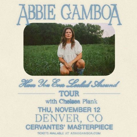 Poster: Abbie Gamboa w/ Chelsea Plank, Cervantes' Masterpiece Ballroom, Nov 12