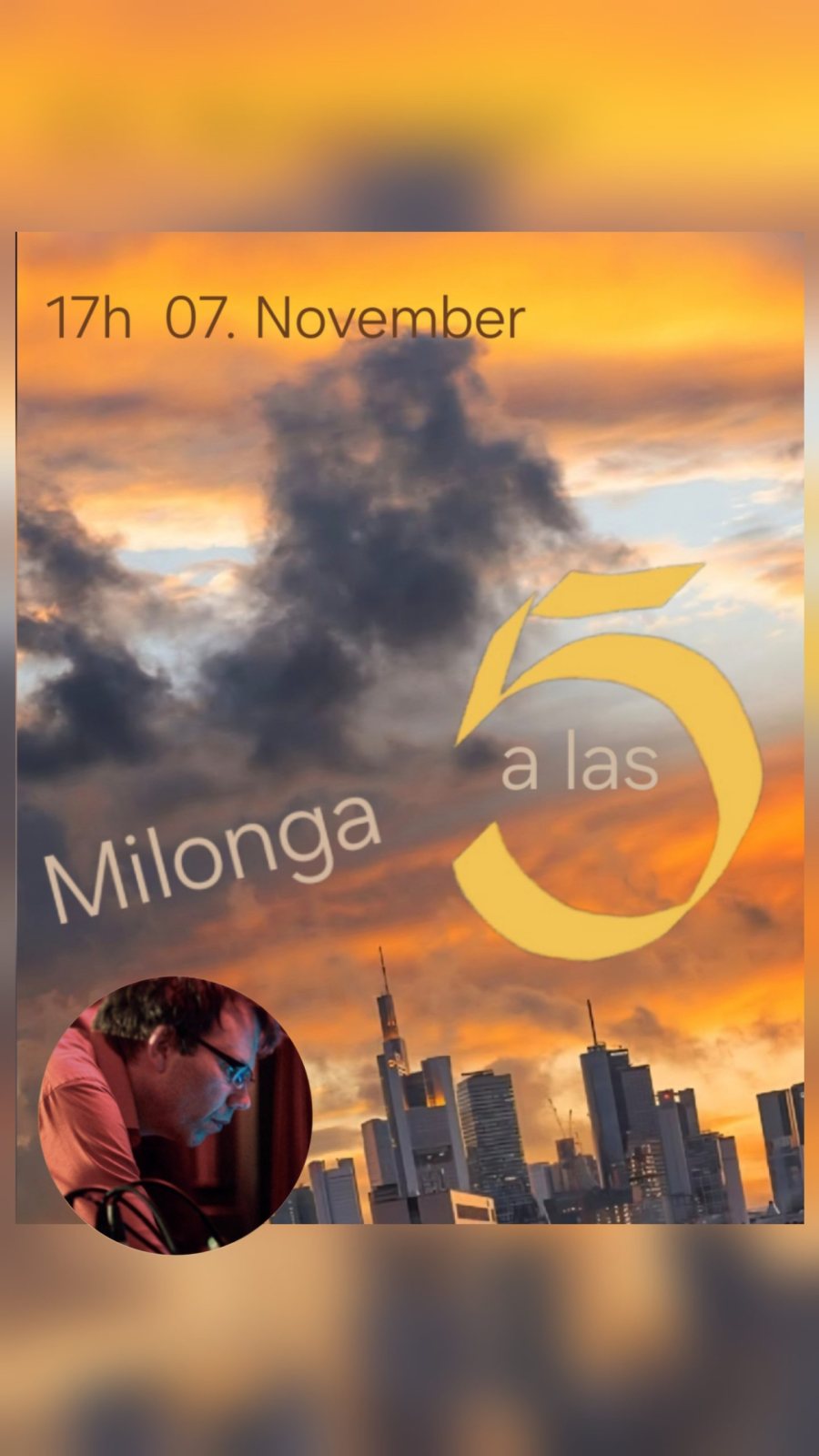 Plakat: Milonga ‘a las5’