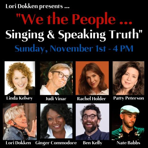Poster: We the People … Singing & Speaking Truth, Ordway Center for the Performing Arts, Nov 1